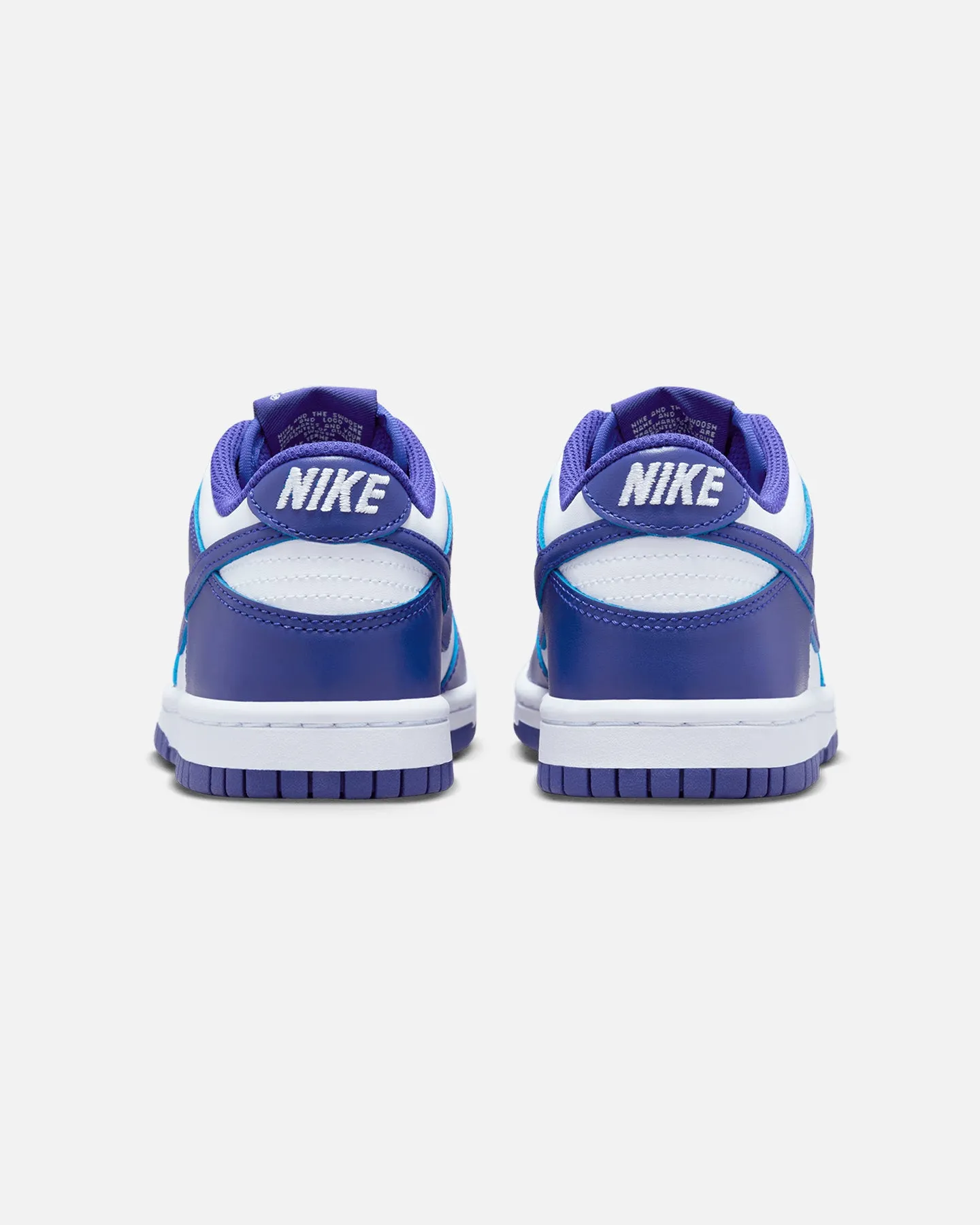 Nike Kids' Dunk Low (GS) White/Concord-University Red