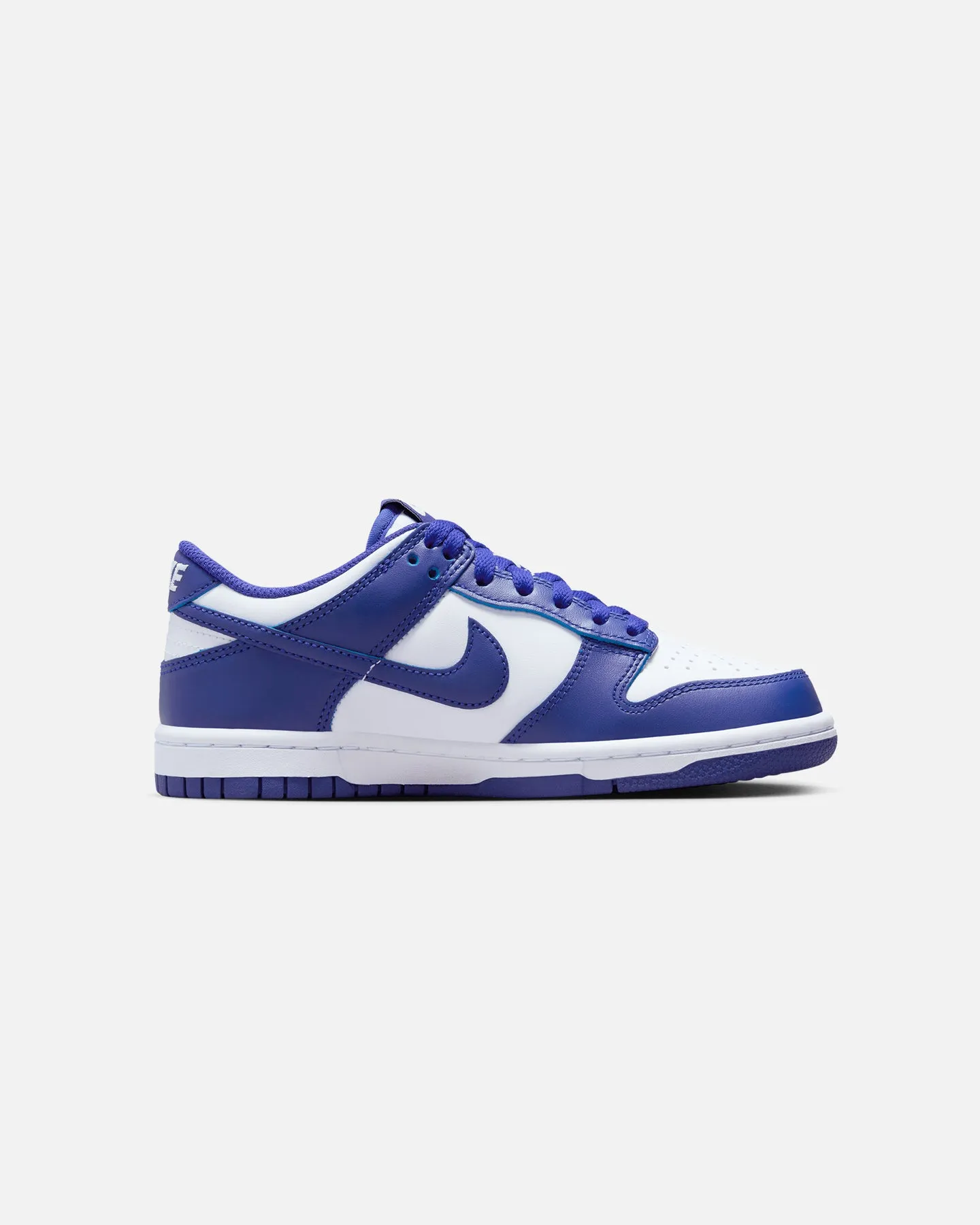 Nike Kids' Dunk Low (GS) White/Concord-University Red