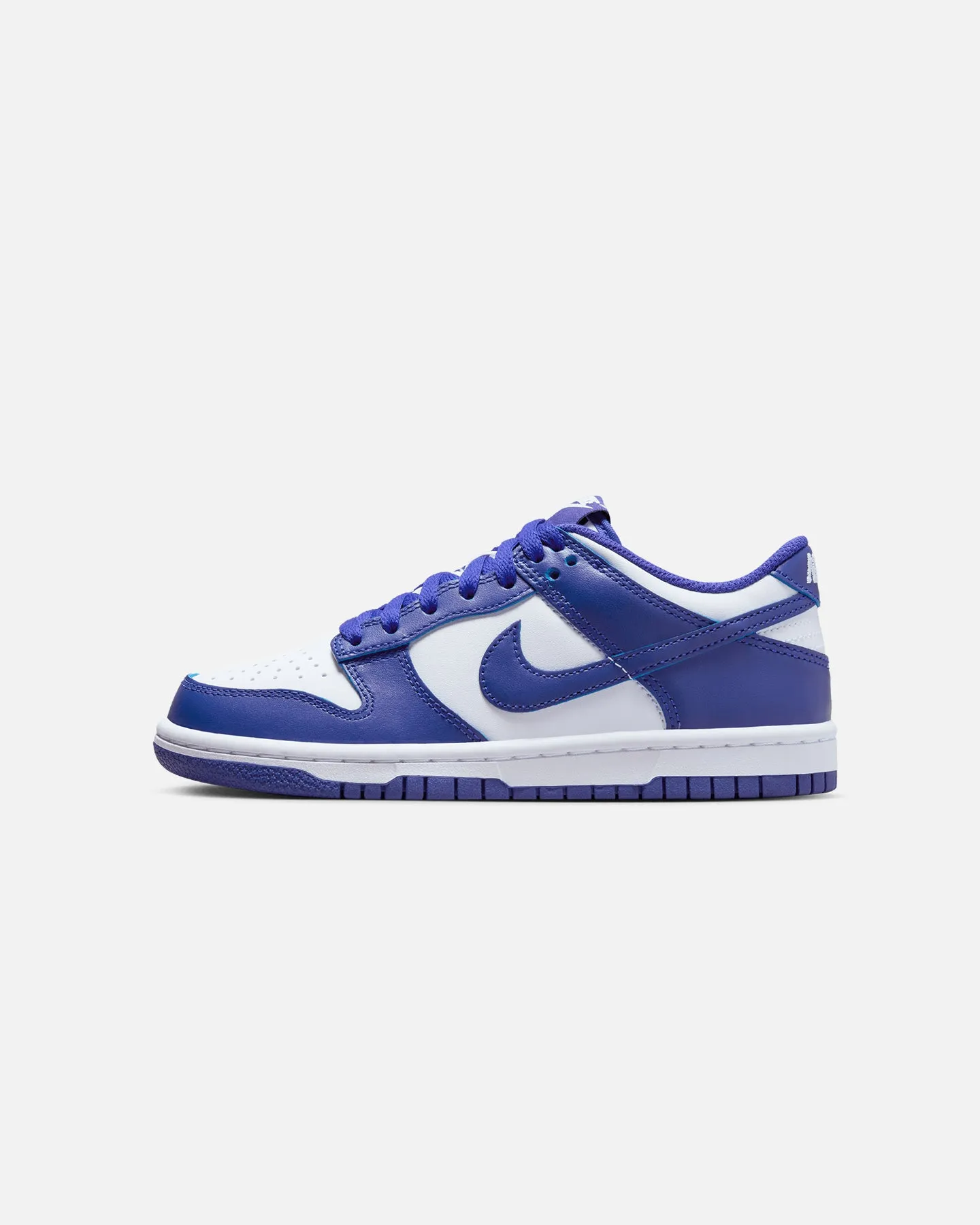 Nike Kids' Dunk Low (GS) White/Concord-University Red