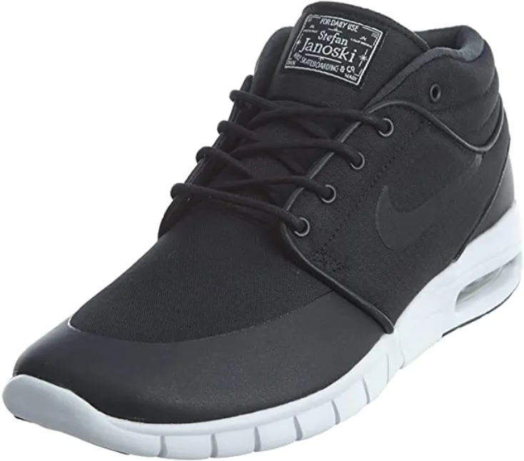 Nike scarpa da skate da uomo Stefan Janoski Max Mid 807507 001 nero