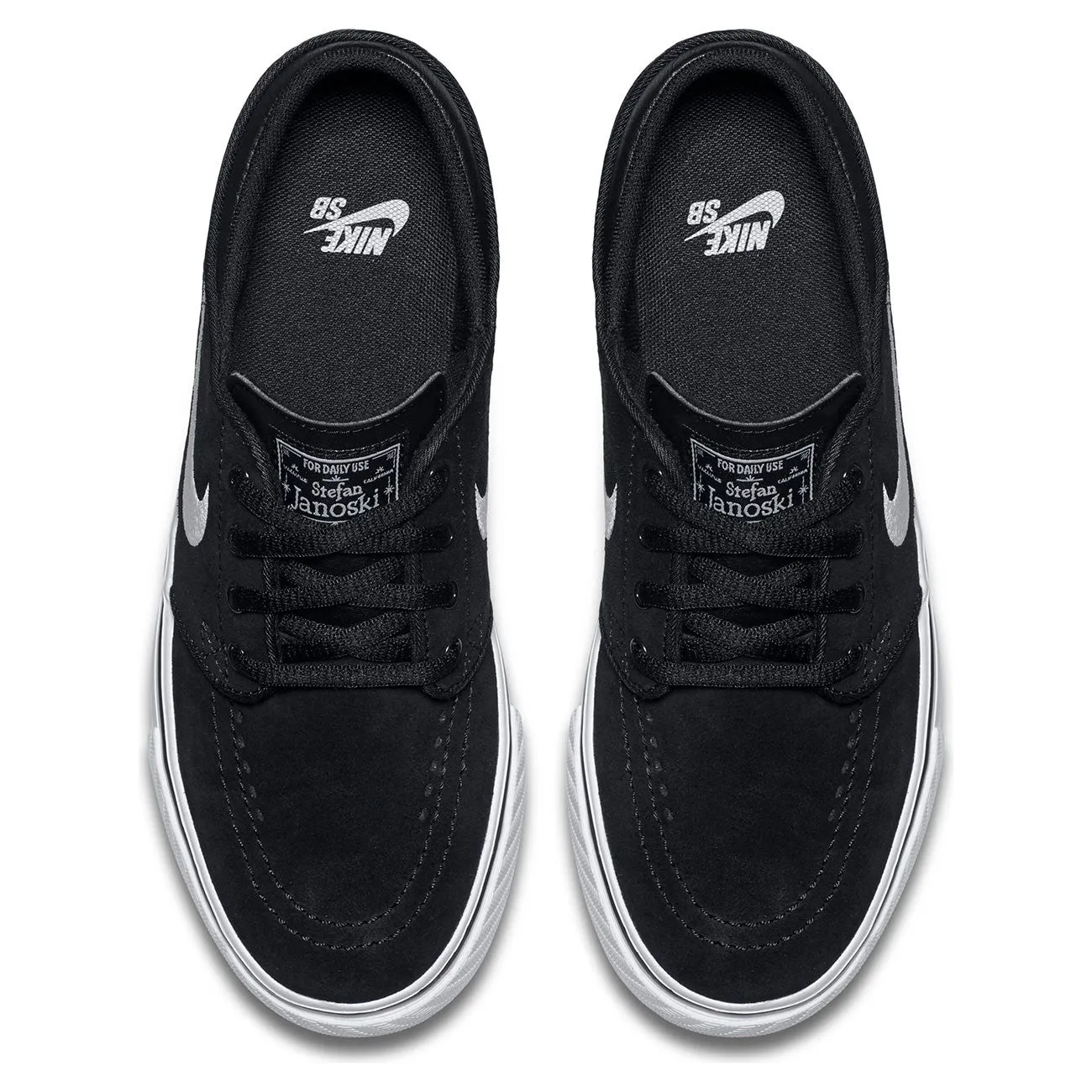 Nike Shoes SB Stefan Janoski (GS) Youth - Black/White-Gum Medium