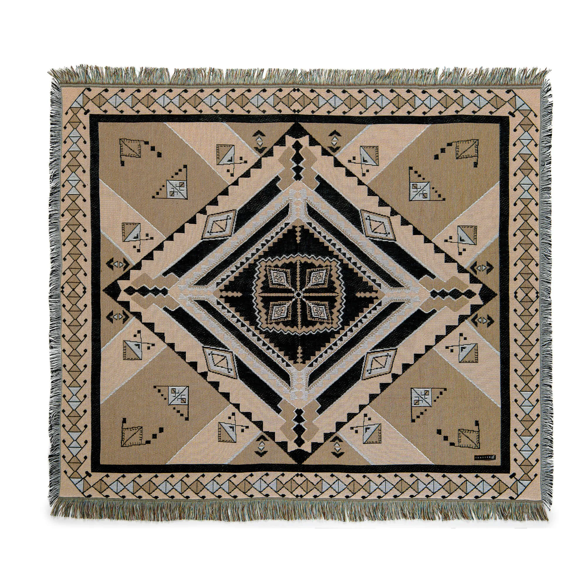 'Nowhere Man' Woven Picnic Rug / Throw