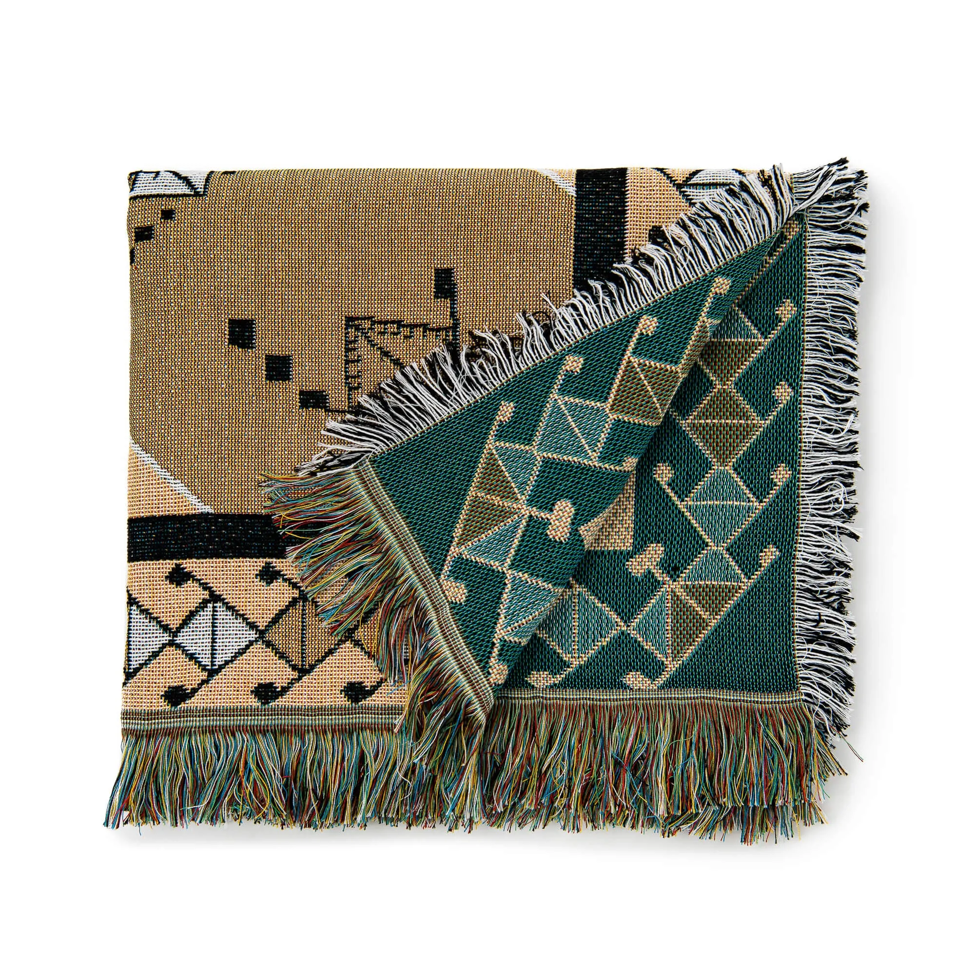 'Nowhere Man' Woven Picnic Rug / Throw