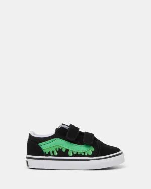 Old Skool Glow Slime Infant Black/Green