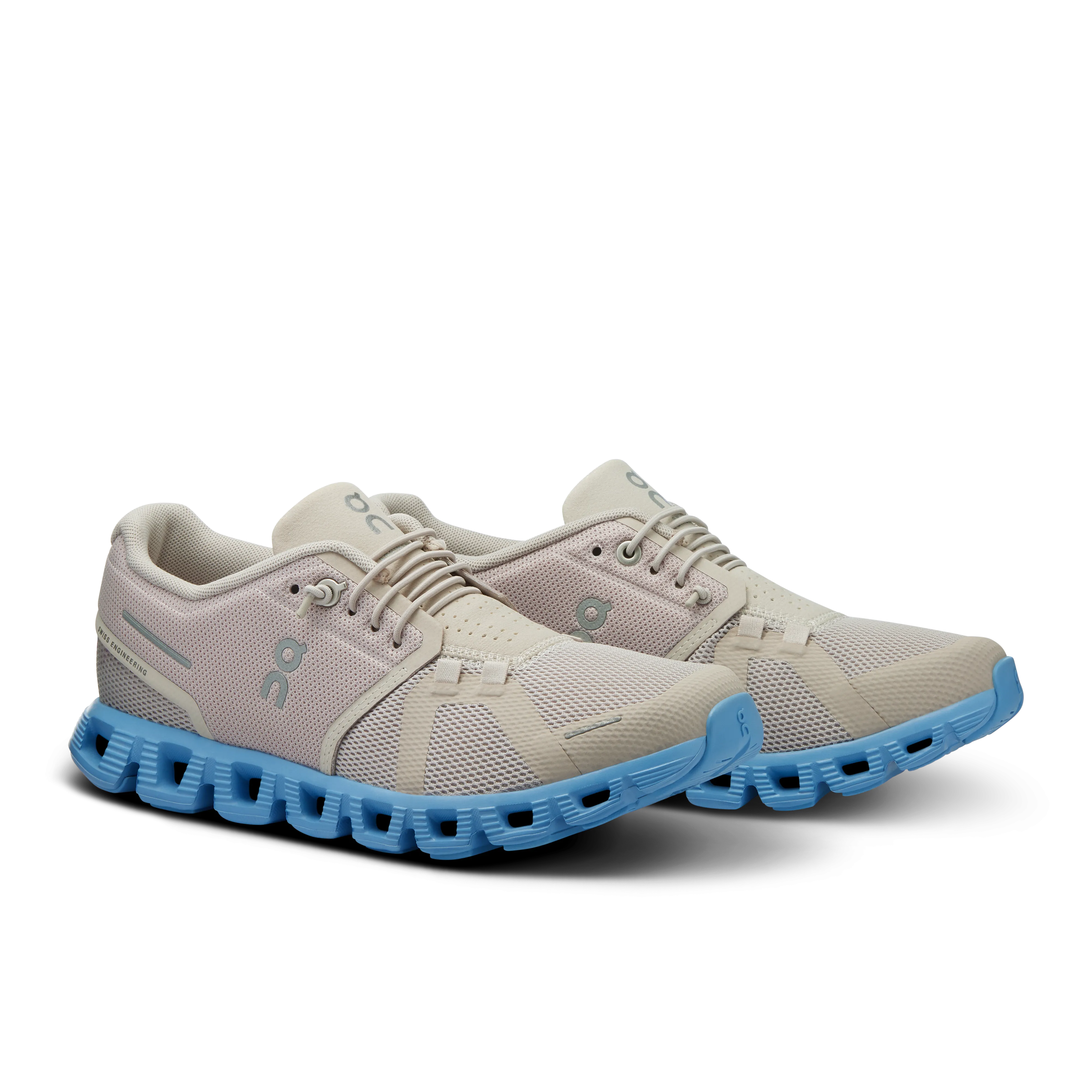 On Running Women's Cloud 5 Shoes - Pearl / Neptune