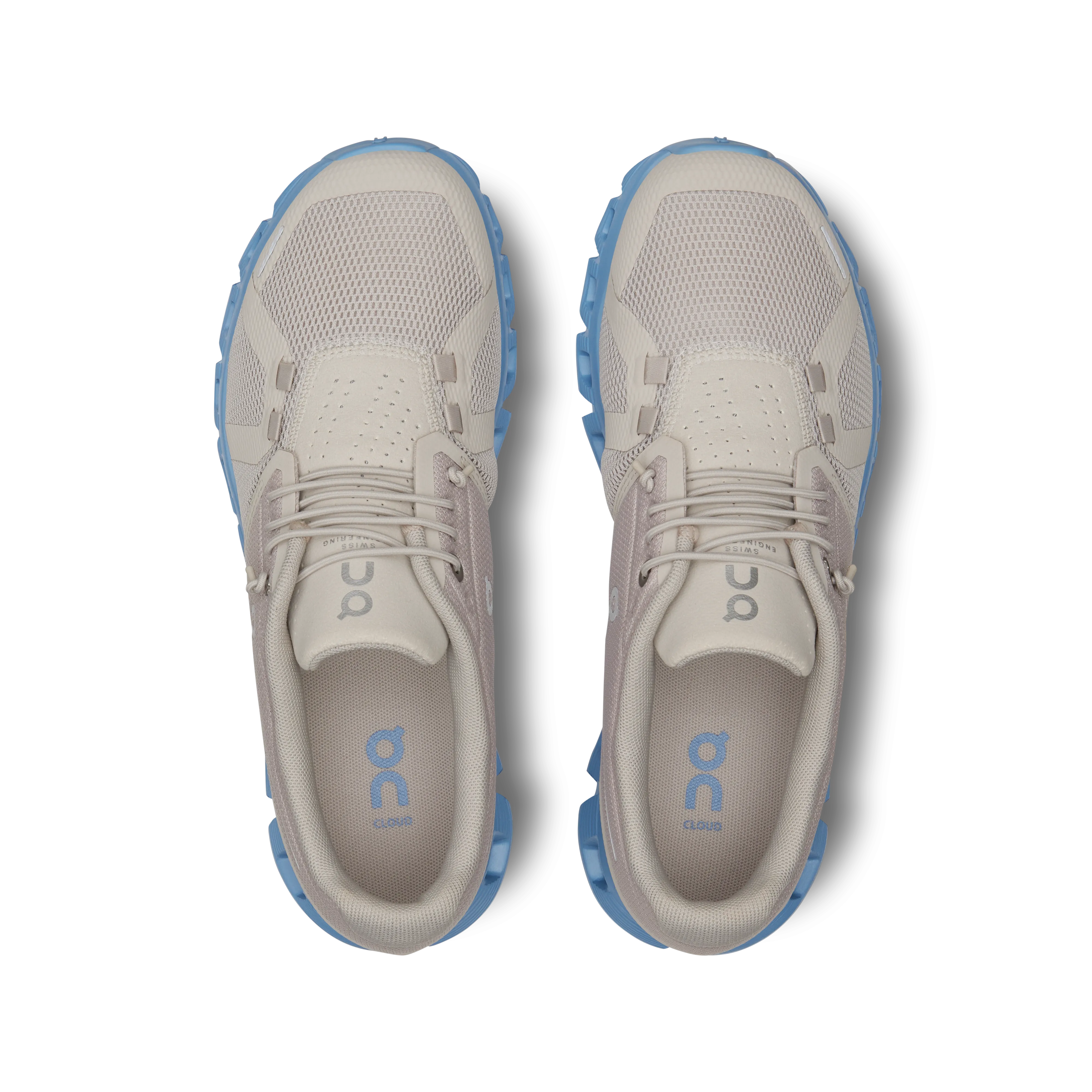 On Running Women's Cloud 5 Shoes - Pearl / Neptune