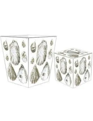 Oyster Elegance Decoupage Bath Set