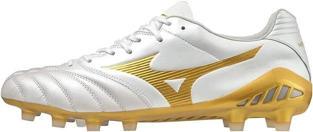 P1GA2320 MIZUNO Soccer Cleats MONARCIDA NEO 2 ELITE White x Gold US 8.5 /JP 26.5