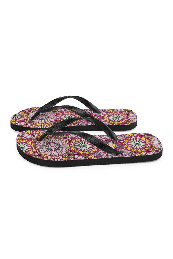 Pink Carnival Flip-Flops