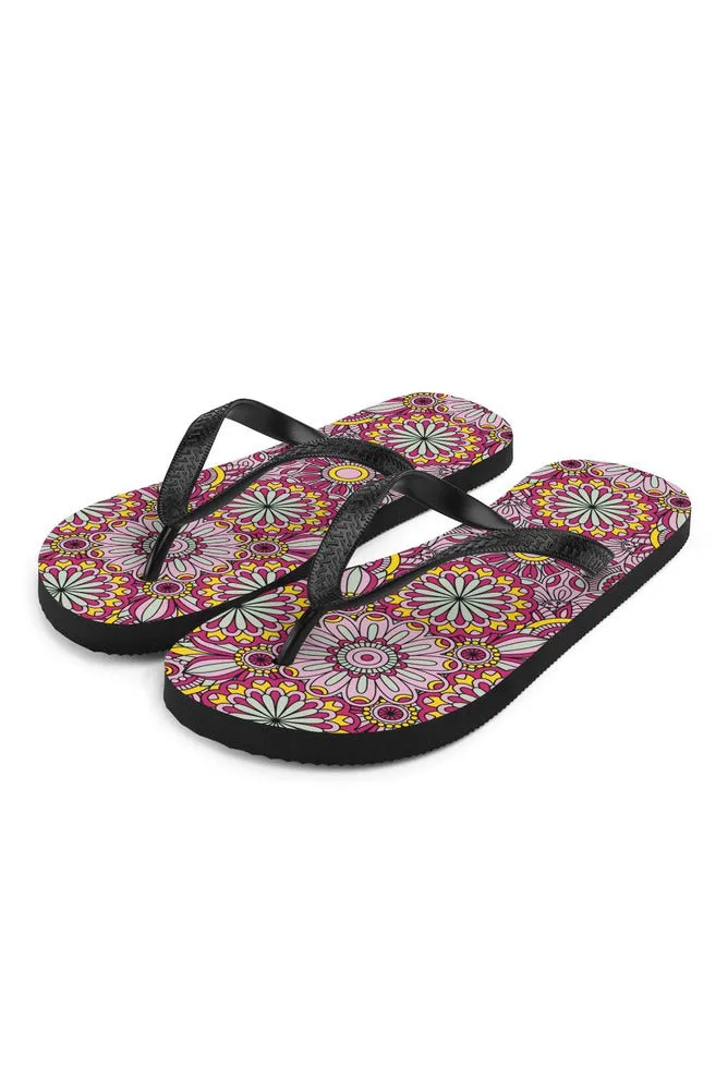 Pink Carnival Flip-Flops