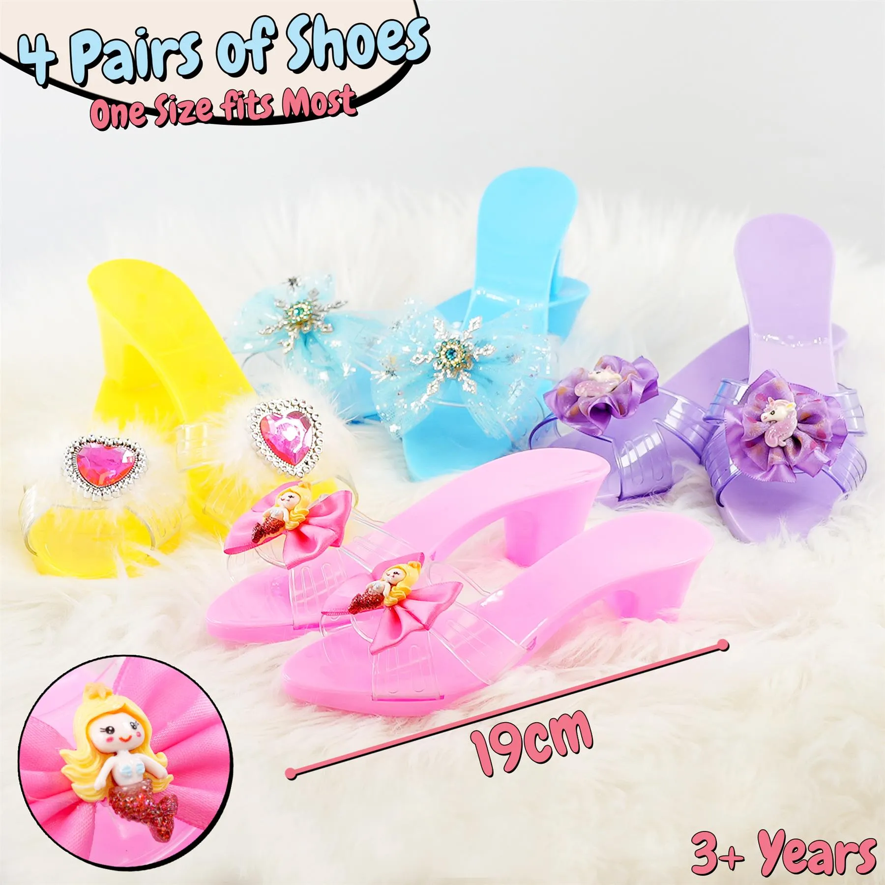 Princess Play Shoes Jewellery & Storage Set