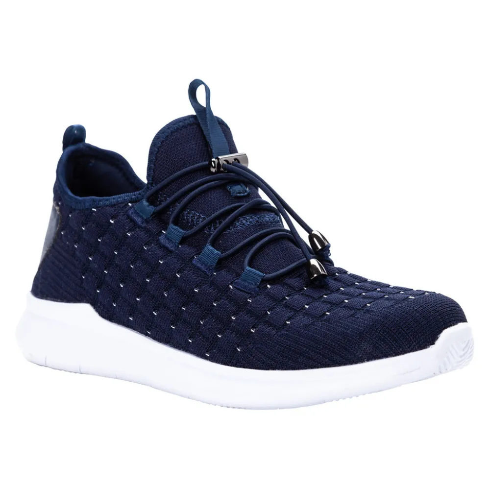 Propet Travelbound Navy Metallic Sneaker (Women's)