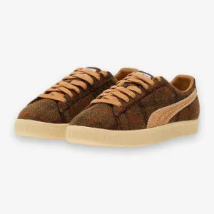 Puma Clyde Harris tweed chamomile-caramel latte 398512-02