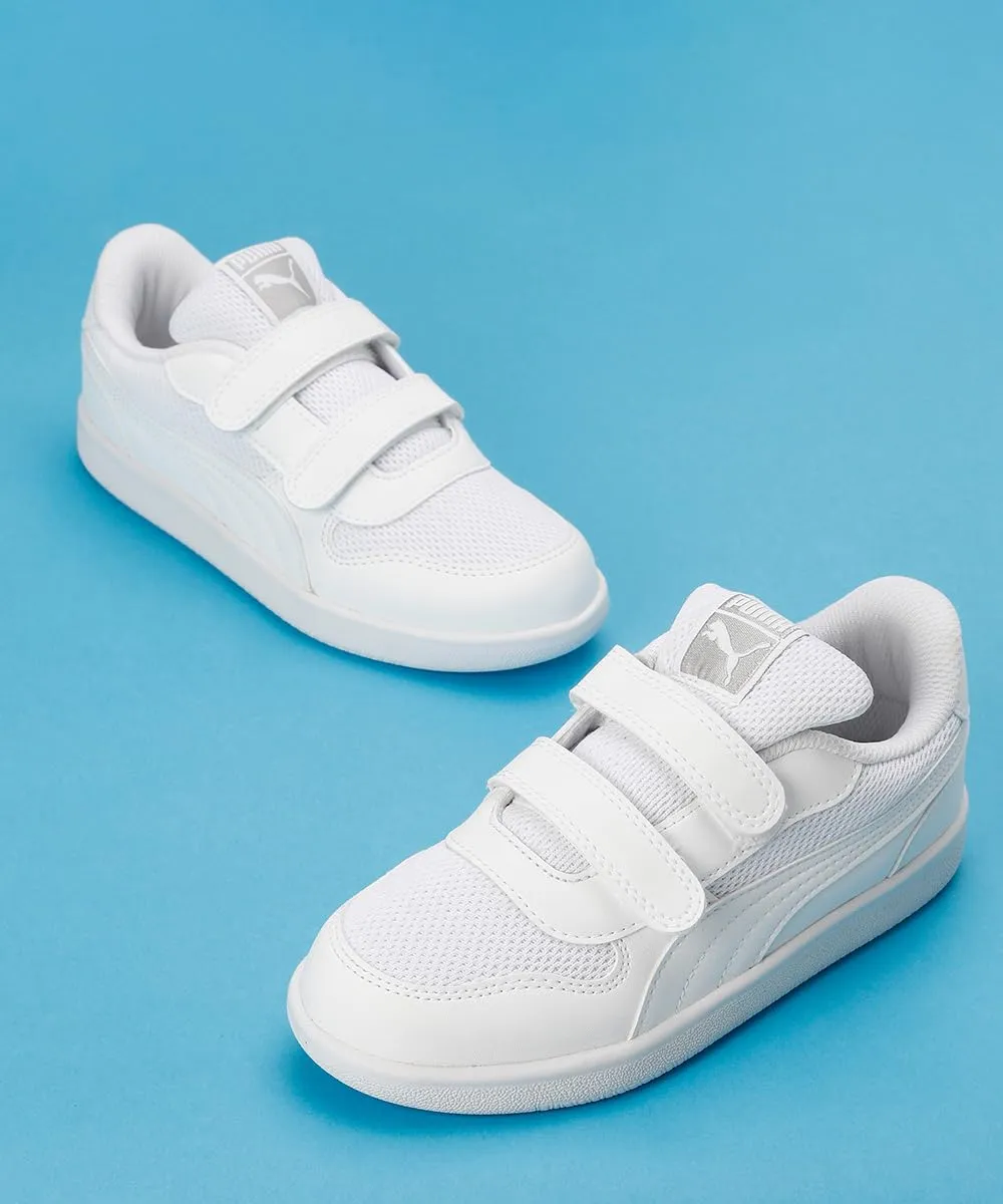 Puma Unisex-Kid -Punch Comfort Jr White-White Sneaker - 2UK (39613102)