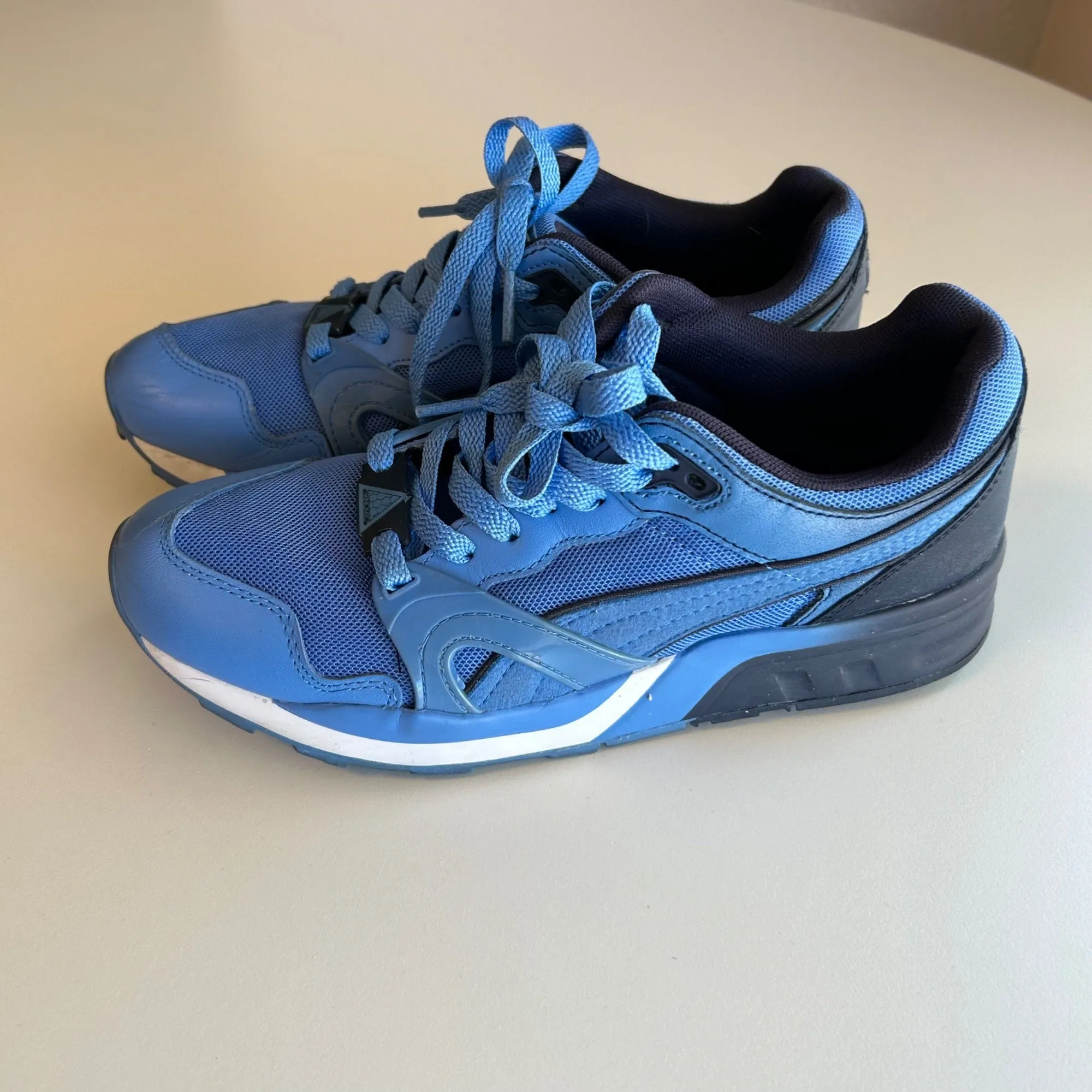 Puma XT 1 Blur Women's Size 8 Blue Lace Up Trainers Running Shoes