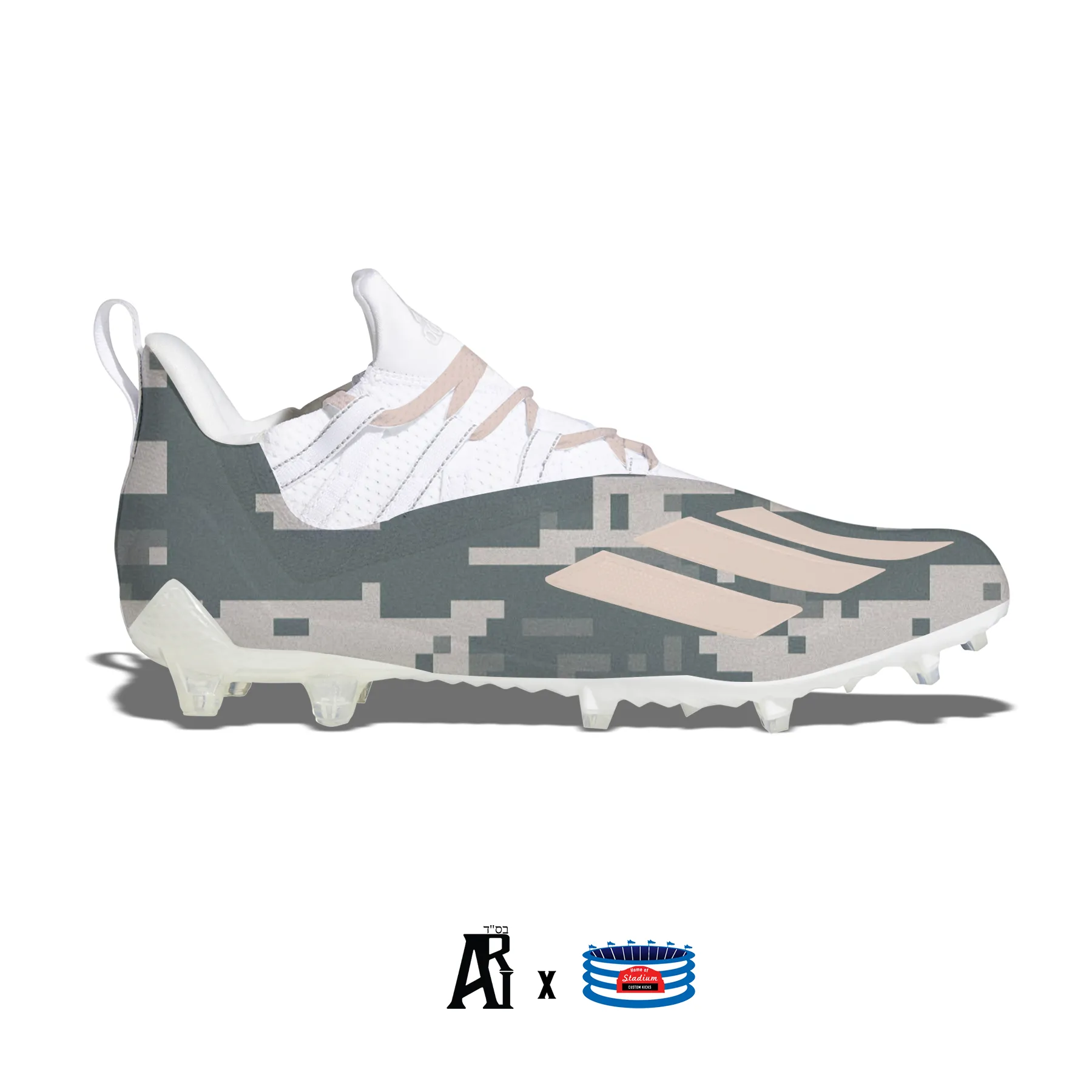 "Digital Camo" Adidas Adizero 11.0 Football Cleats