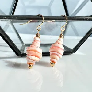 "Peach Beach" Earrings