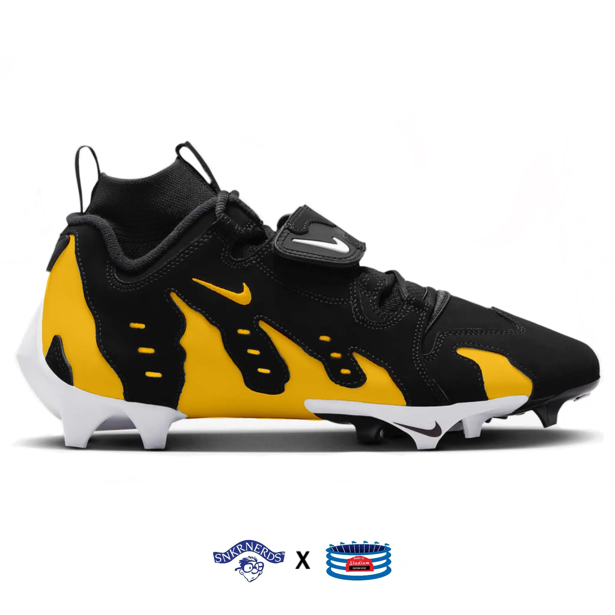 "Pittsburg" Nike Vapor Edge 360 DT 96 'Diamond Turf' Cleats