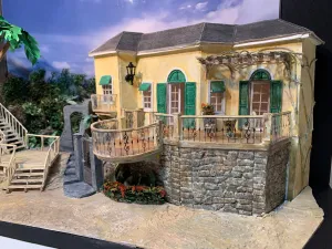 "Twelfth Night" 1/4" Model for Dallas Theater Center by Anna Louizos