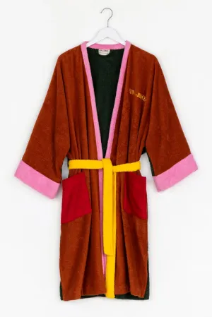 Rainbow Caramel | Kimono Bathrobe