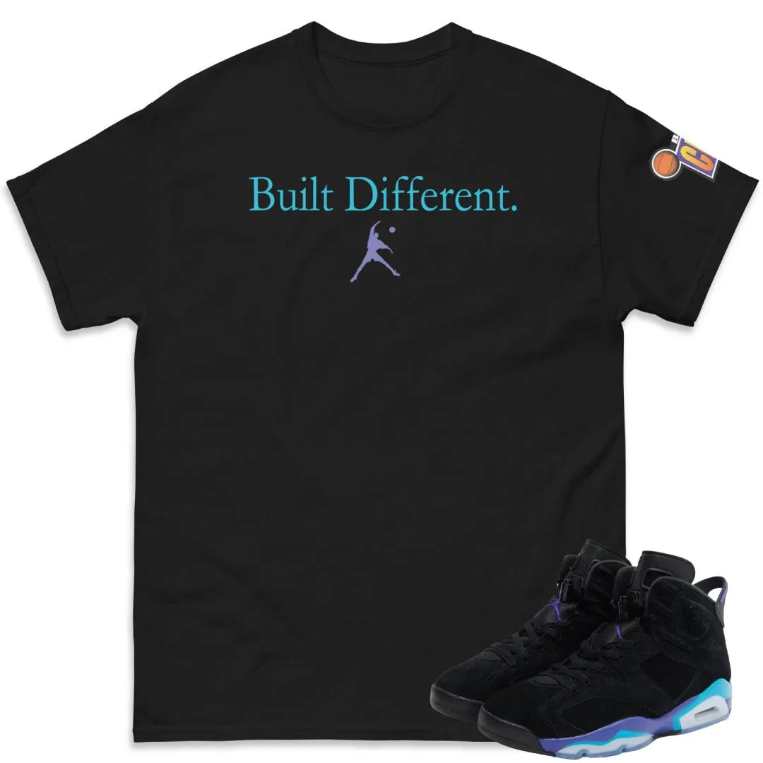 RETRO 6 AQUA Built Different SHIRT