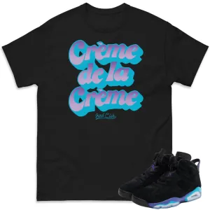 RETRO 6 AQUA Creme de la Creme SHIRT