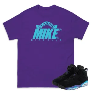 RETRO 6 AQUA MIKE SHIRT