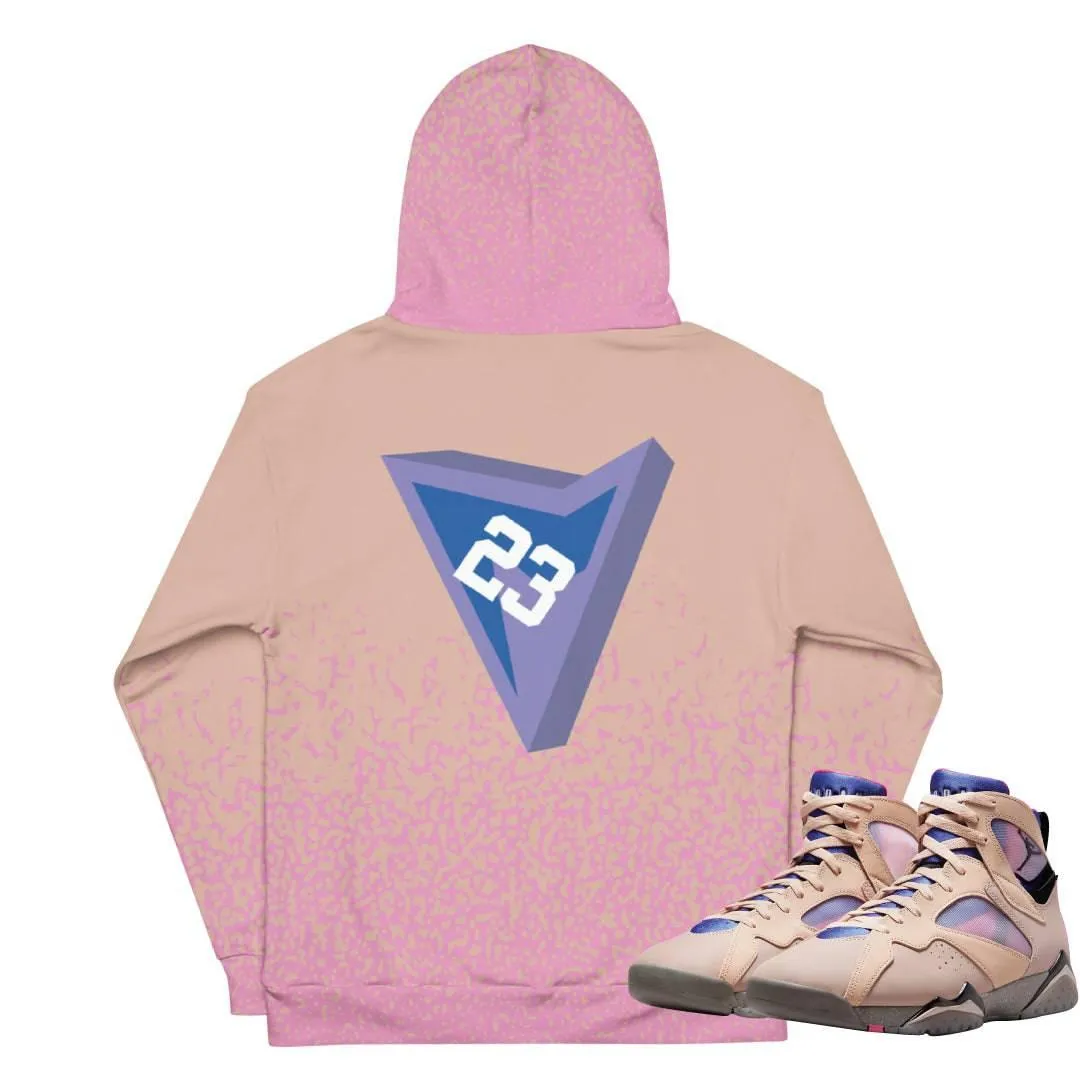 Retro 7 "Saphire/Shimmer" hoodie