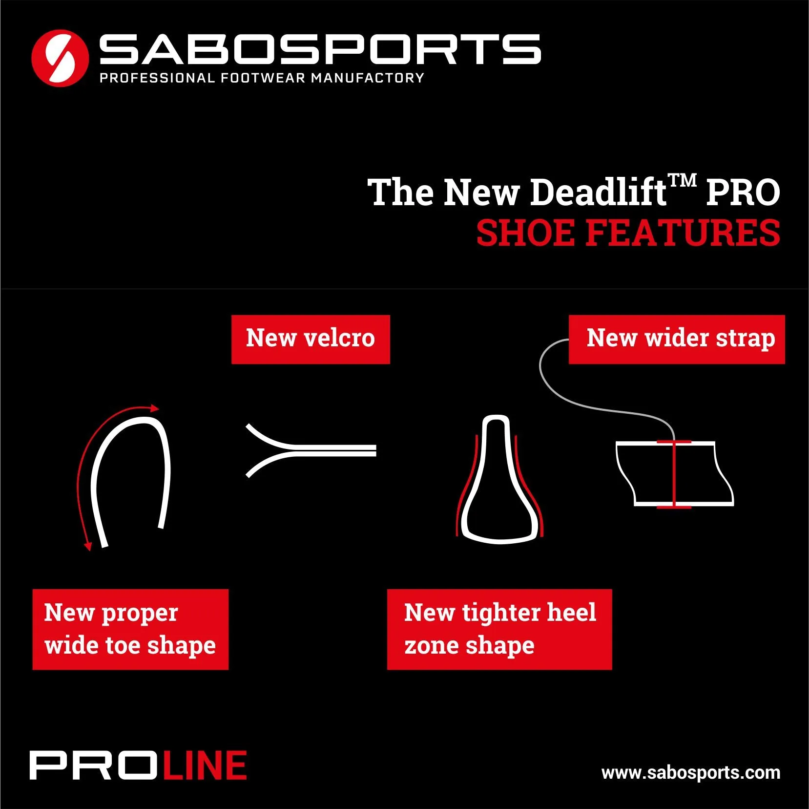 SABO Deadlift PRO Shoes -  White Night