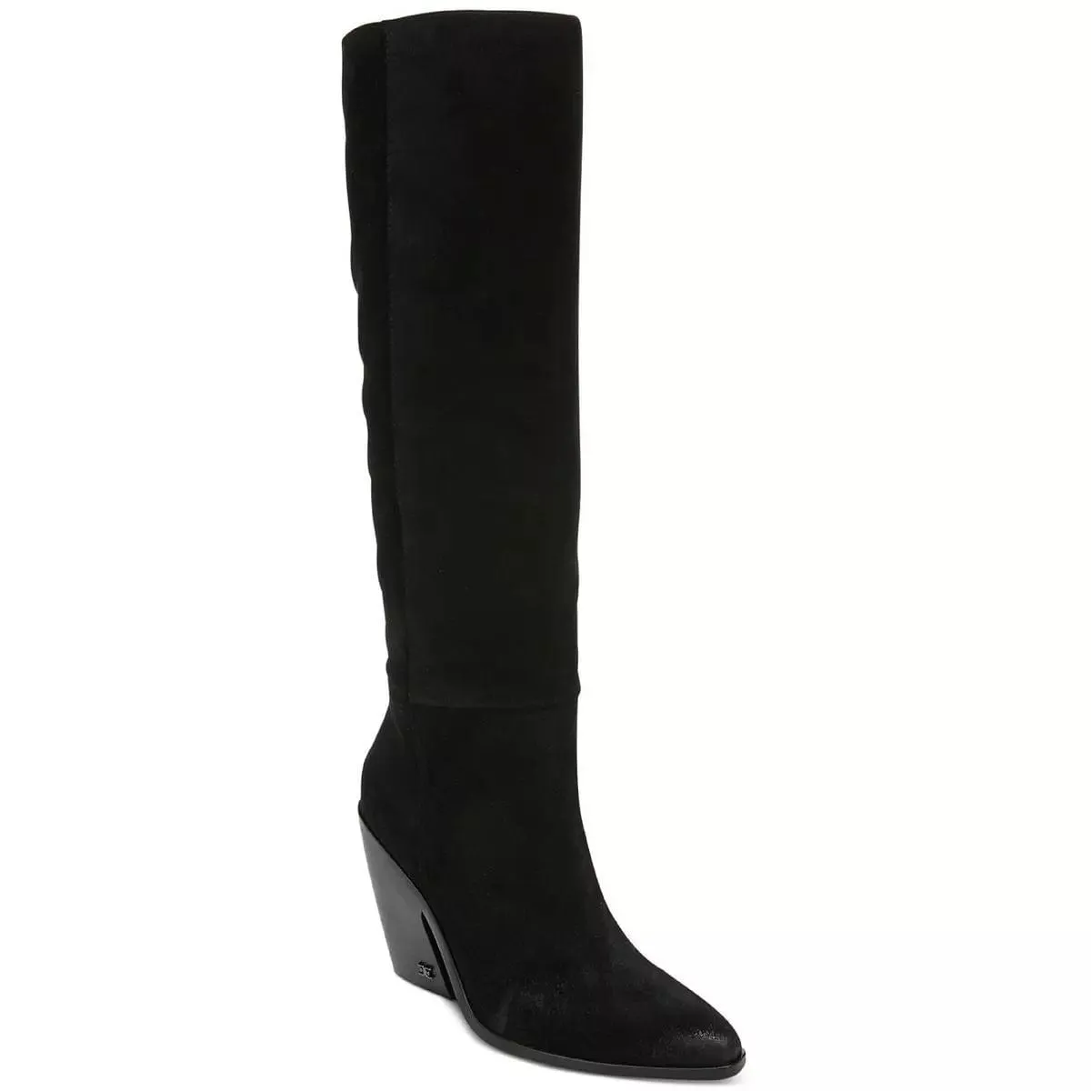 SAM EDELMAN - Annabel Zipper Almond Toe Knee Boot