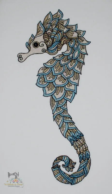 Shimmery Seahorse 4.25 x 10.00