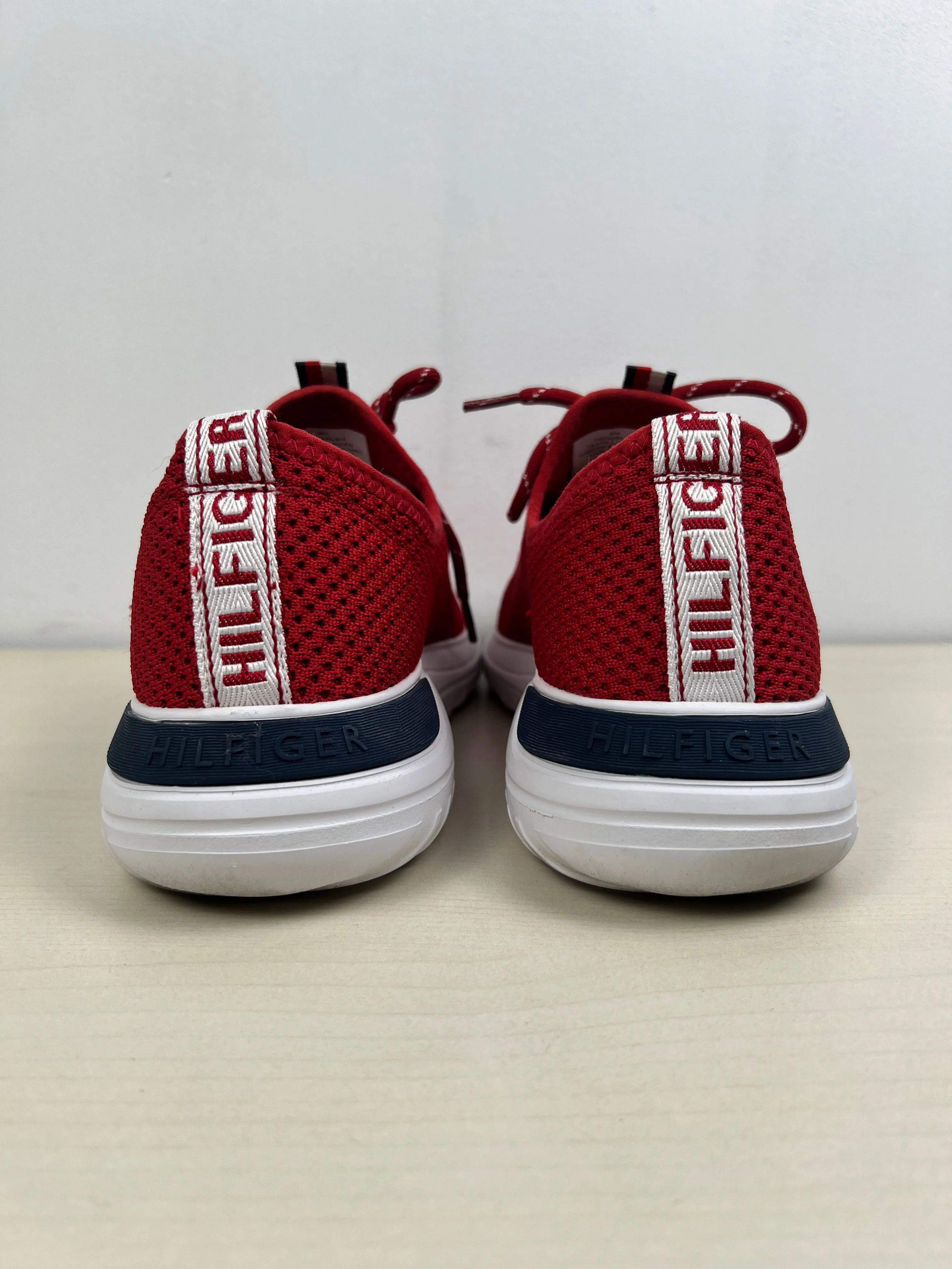 Shoes Athletic By Tommy Hilfiger In Blue & Red & White, Size: 9