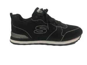 Skechers scarpa sneakers da donna Shimmer Time 117 BLK nero