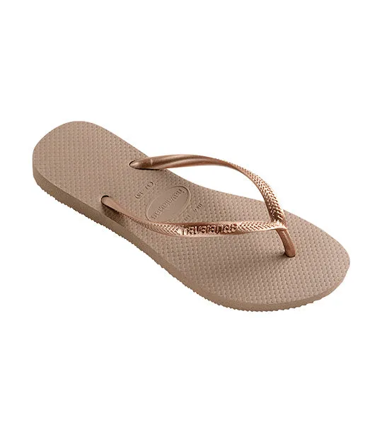 Slim Flip Flops Rose Gold