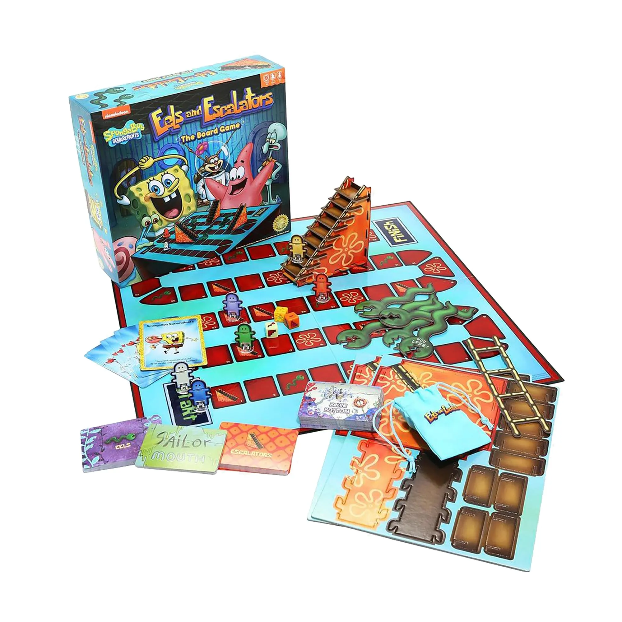 Spongebob SquarePants Eels and Escalators Board Game