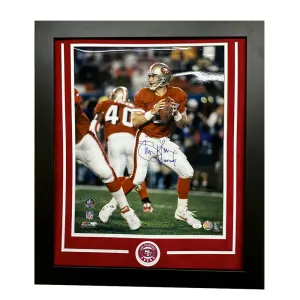 Steve Young Hand Signed & Framed San Francisco 49ers 16x20 Football Photo