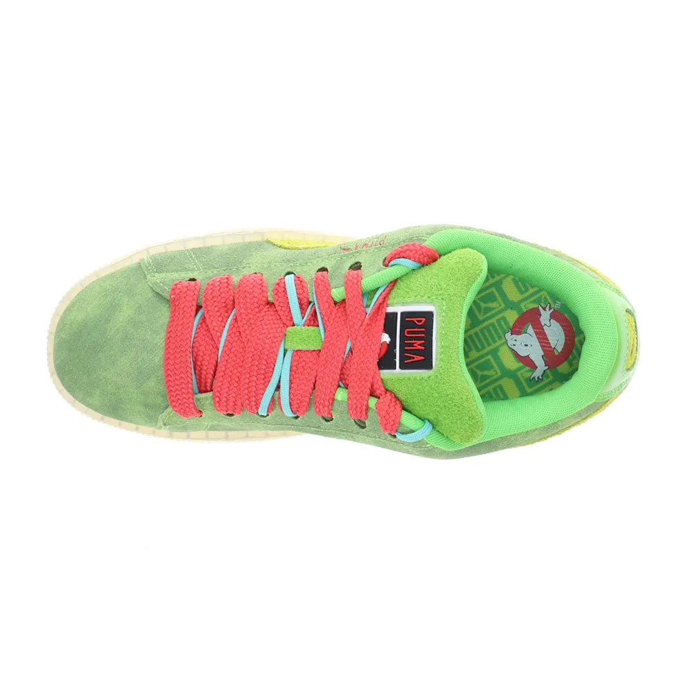 Suede Xl Ghostbusters Slimer Lace Up Sneakers