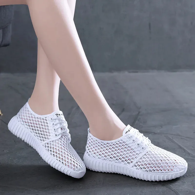 TEEK - Mesh Breathable Lace Up Sneakers