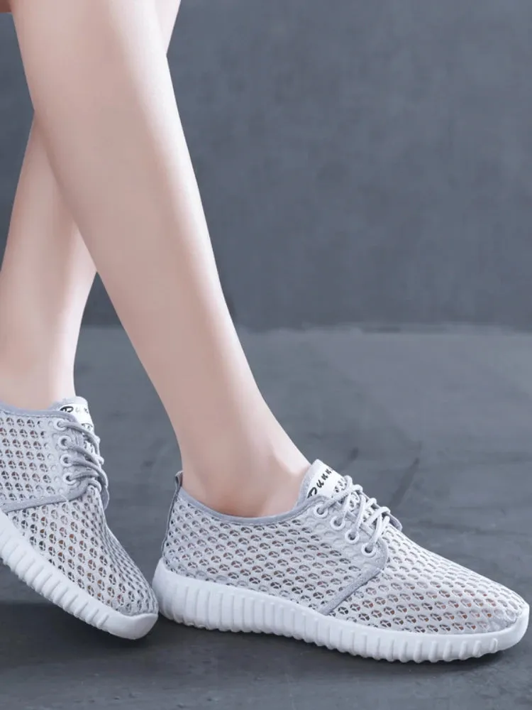 TEEK - Mesh Breathable Lace Up Sneakers