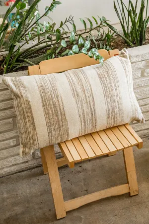 Terra Striped Lumbar Pillow