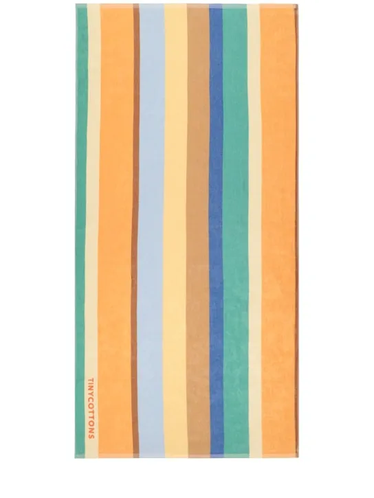 Tiny Cottons   Striped terry beach towel 