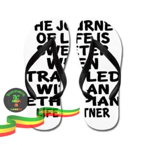 Traveled with ethiopian flip flop