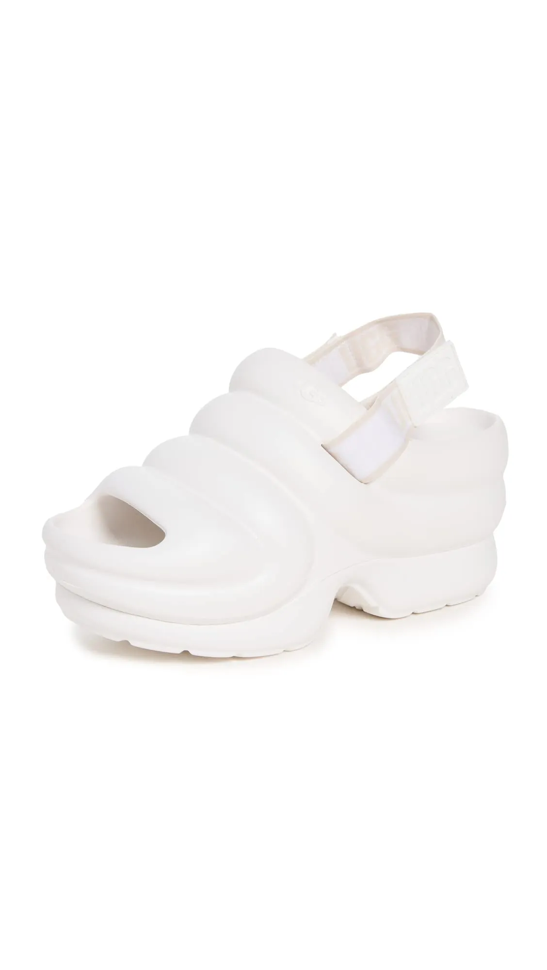 UGG Women's Aww Yeah Sandal, Bright White