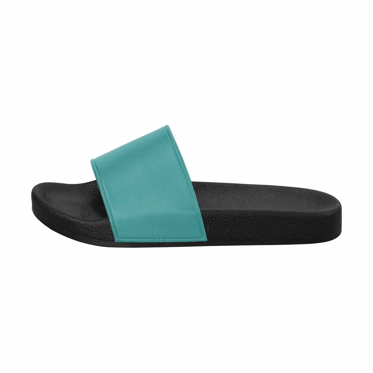 Uniquely You Mens Slide Sandals /   Mint Blue Flip-Flops