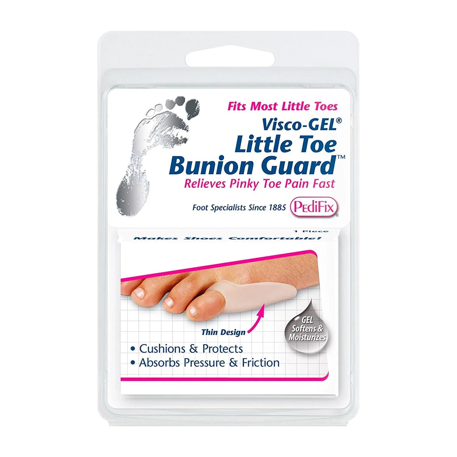 Unisex PediFix Visco-GEL Little Toe Bunion Guard