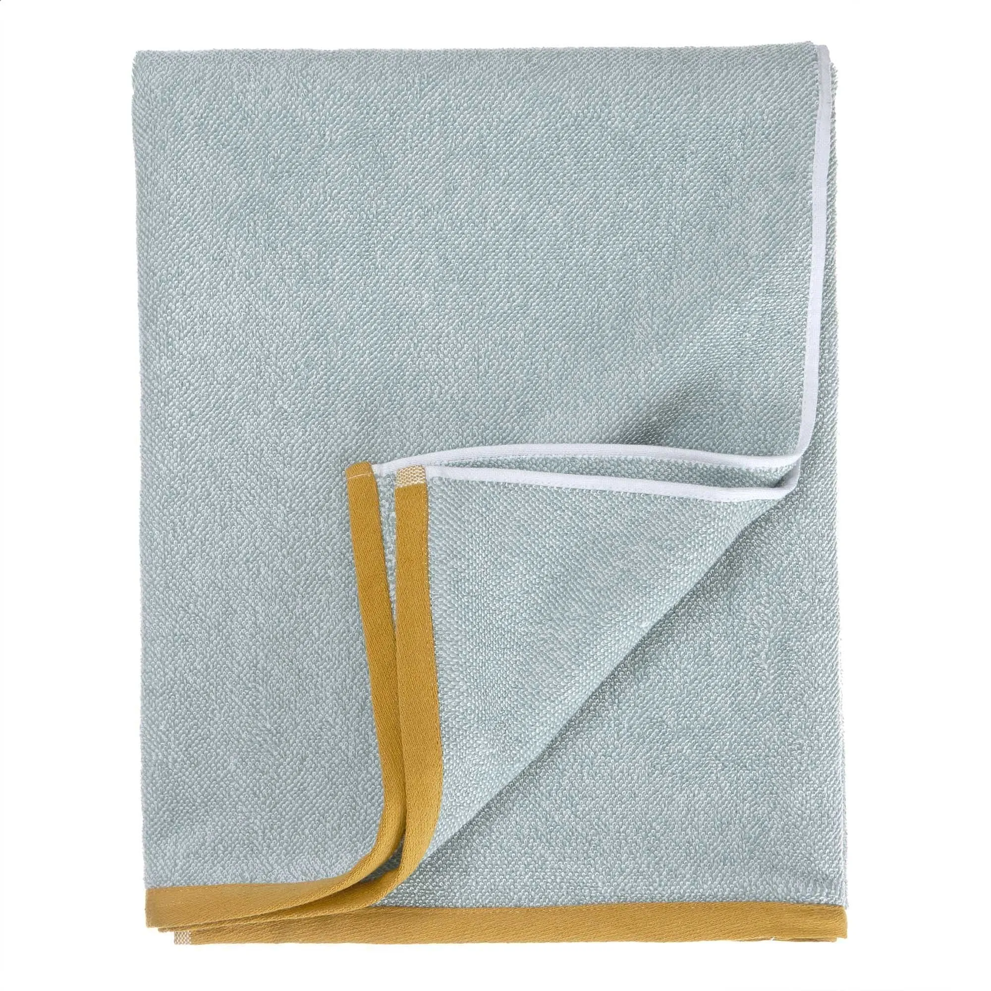 Ventosa Towel Collection [Light grey green/White]