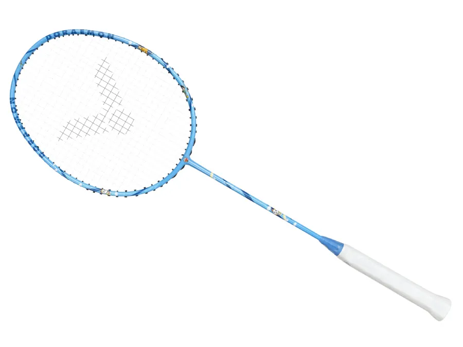 [VICTOR X DORAEMON] DX-DRM GB Deep Sky Blue Badminton Racket Gift Box