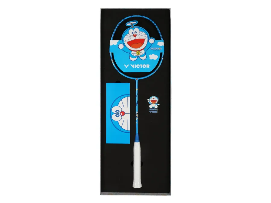 [VICTOR X DORAEMON] DX-DRM GB Deep Sky Blue Badminton Racket Gift Box