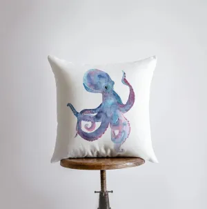 Watercolor Octopus | Pillow Cover | Throw Pillow | Home Decor | Modern Coastal Decor | Pillow | Ocean | Gift for her | Accent Pillow | Sea