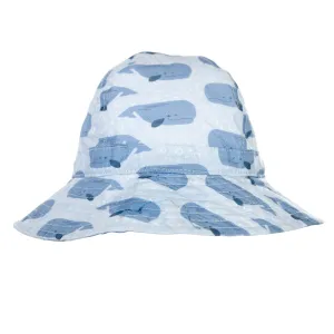 Whales Wide Brim Infant Sunhat